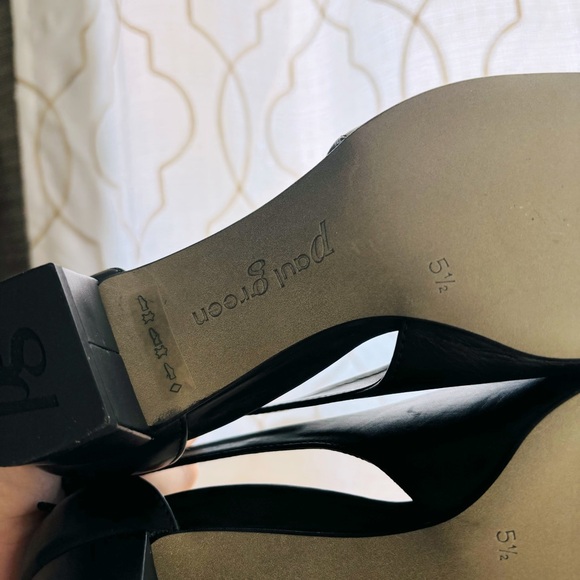 Paul Green Women’s Paulina Leather d'Orsay Block Heel Pumps Size 8 US / 5.5 UK - Picture 5 of 12